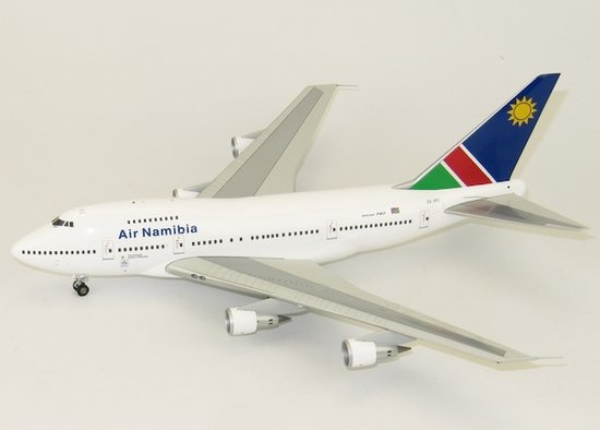 Boeing 747SP Air Namibia with stand